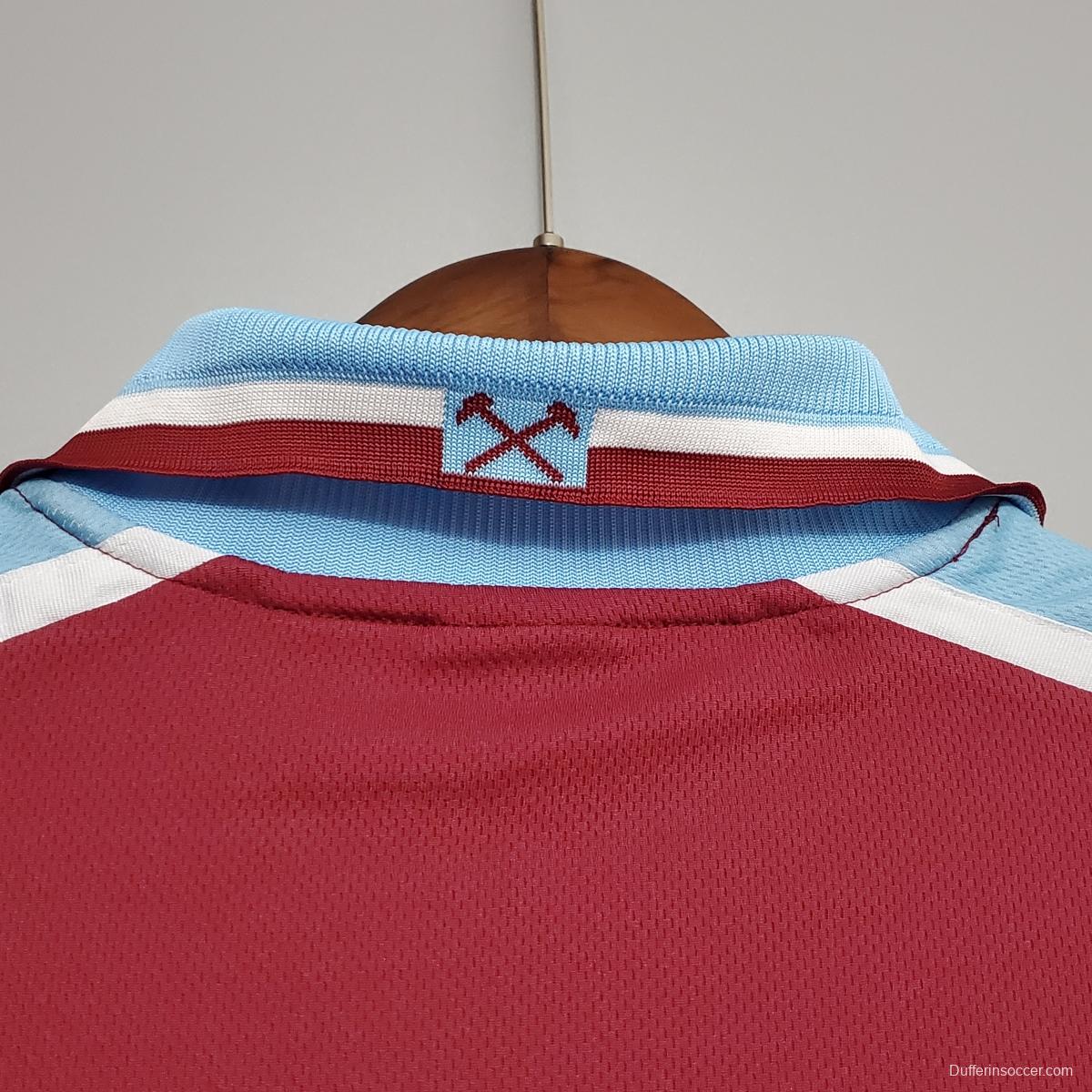 Retro 99/01 West Ham United Home Jersey