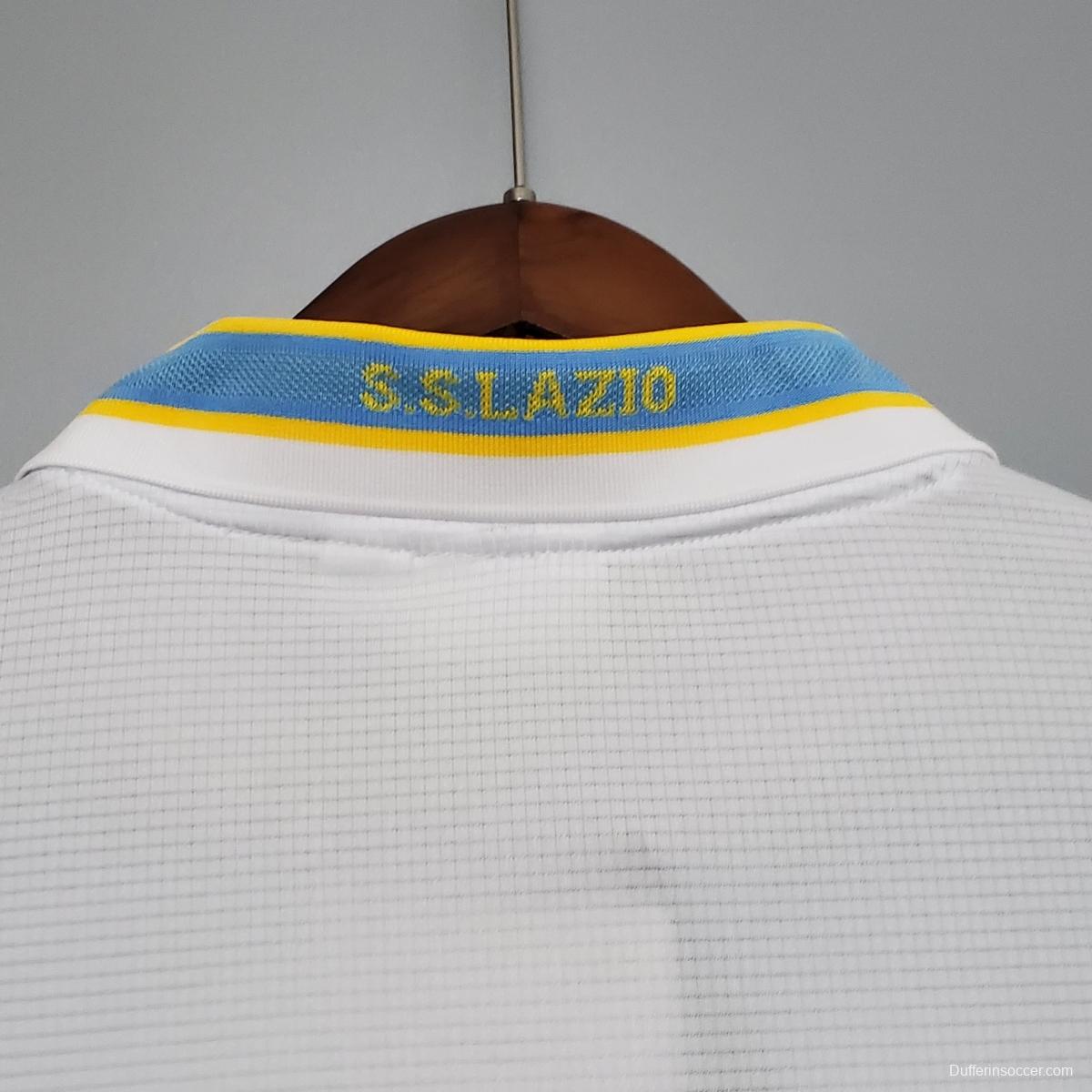 Retro 00/01 Lazio Long sleeve away Soccer Jersey
