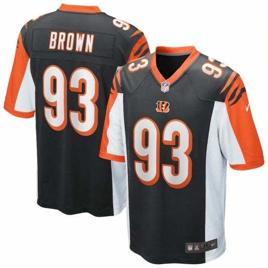 Men's Andrew Brown Black Player Limited Team Jersey