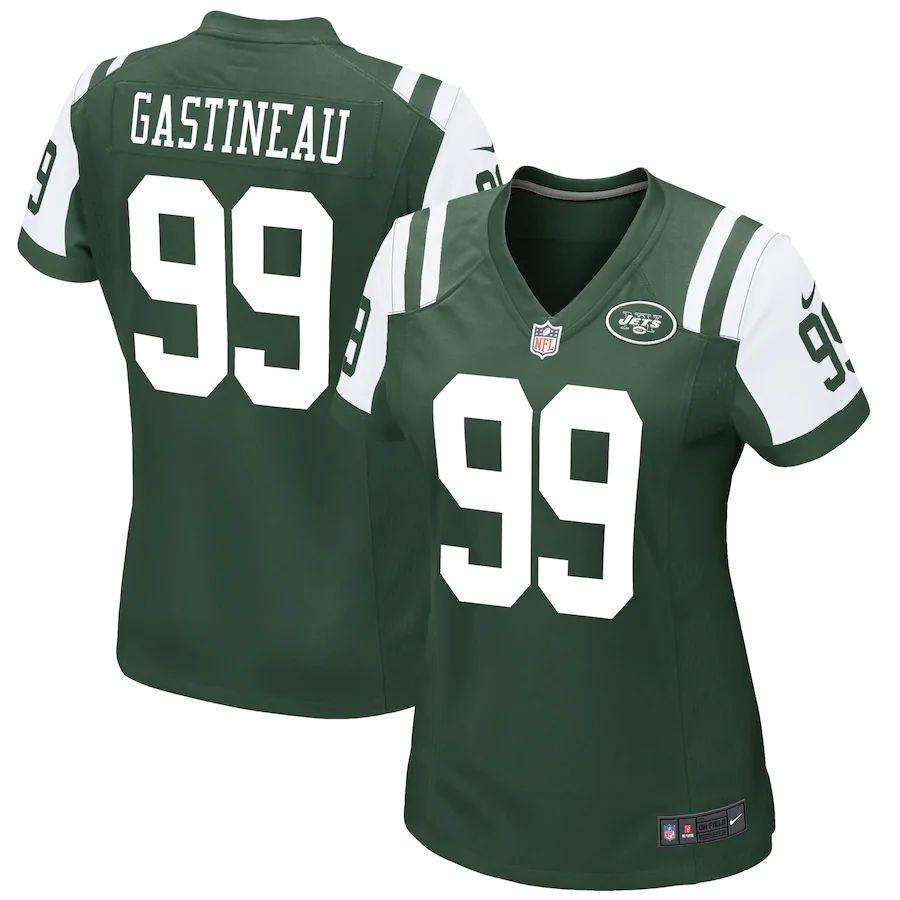 Women's Mark Gastineau Green Retired Player Limited Team Jersey