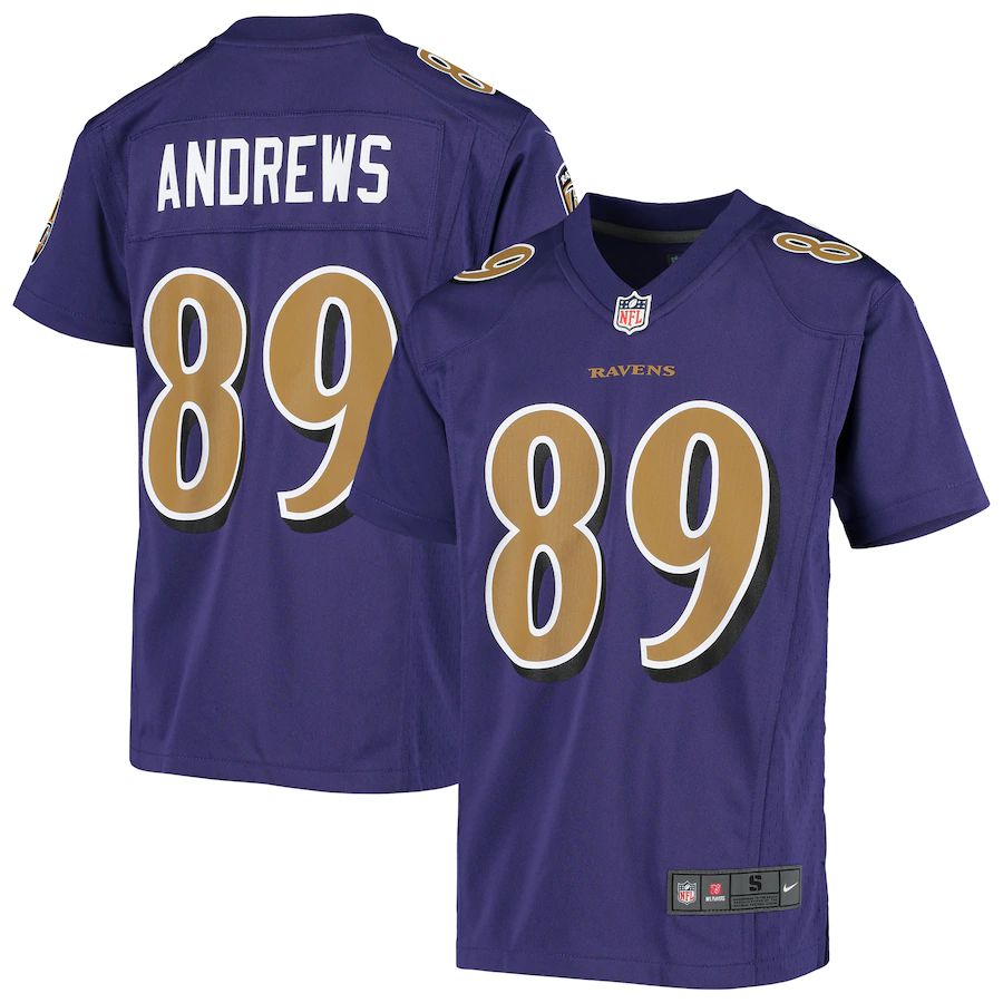 Youth Mark Andrews Purple Rush Player Limited Team Jersey