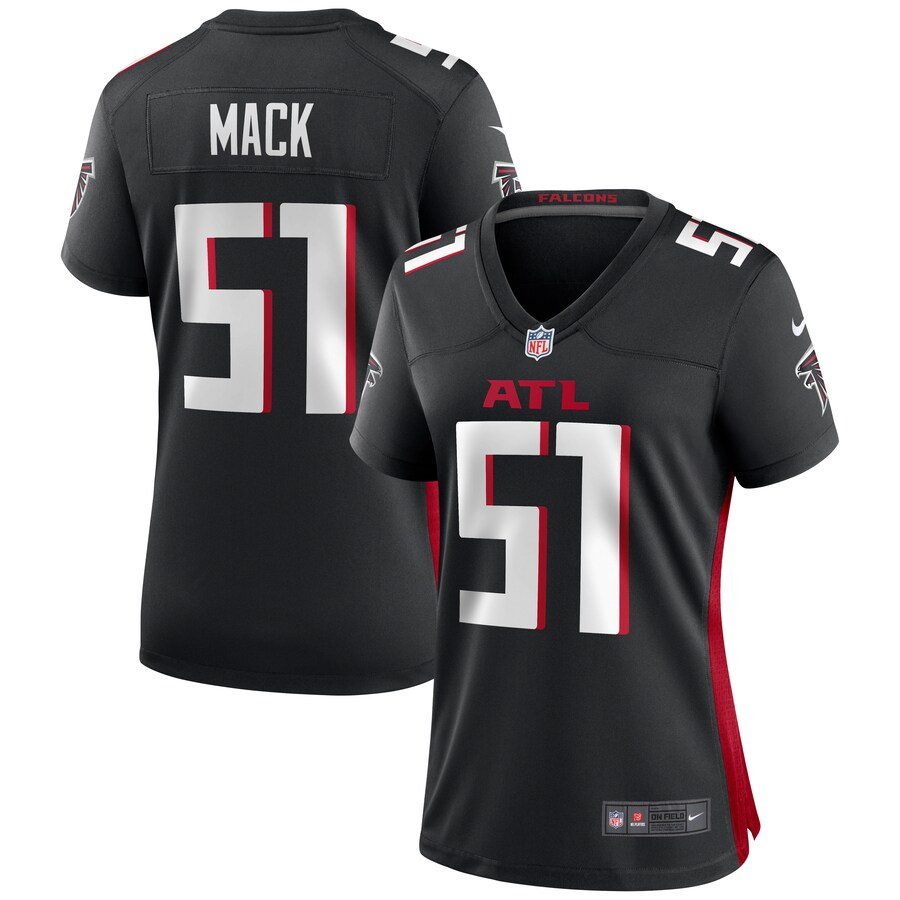 Women's Alex Mack Black Player Limited Team Jersey