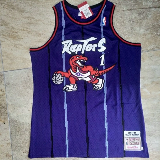 Men's Tracy McGrady Purple Retro Classic Team Jersey