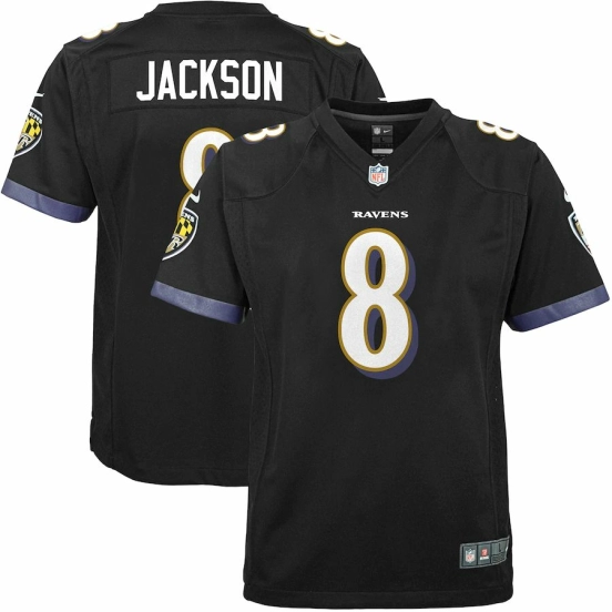 Youth Lamar Jackson Black Player Limited Team Jersey