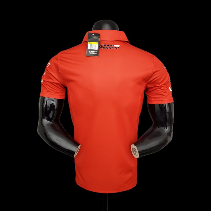 F1 Formula One; Ferrari Racing Suit Polo Red 