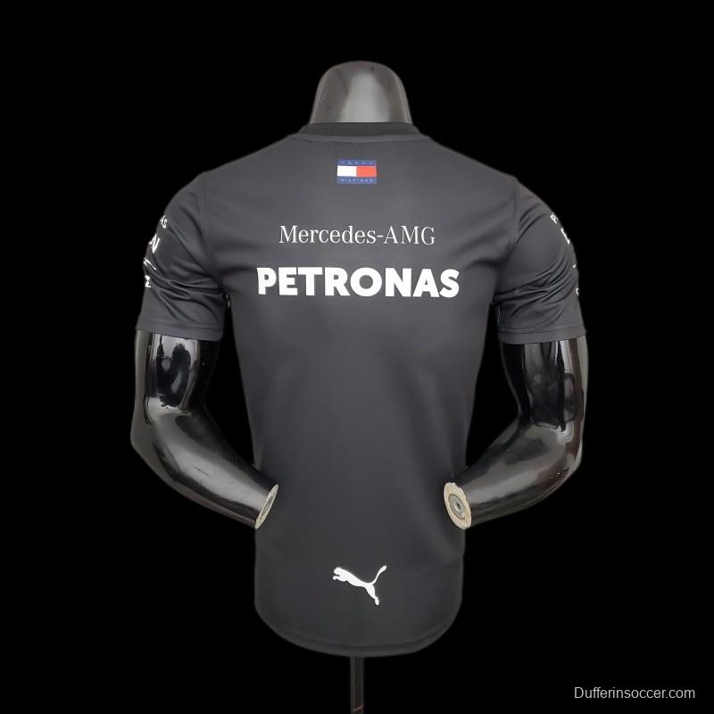 F1 Formula One Racing Suit; 2021 Mercedes Black 