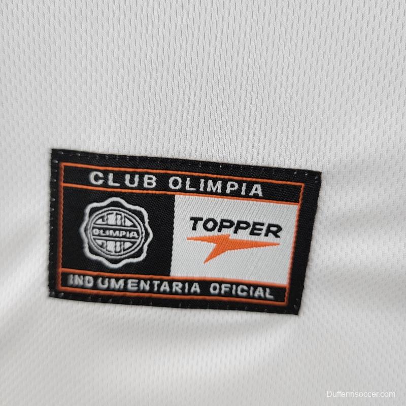 Retro 02/03 Olimpia  Home Soccer Jersey