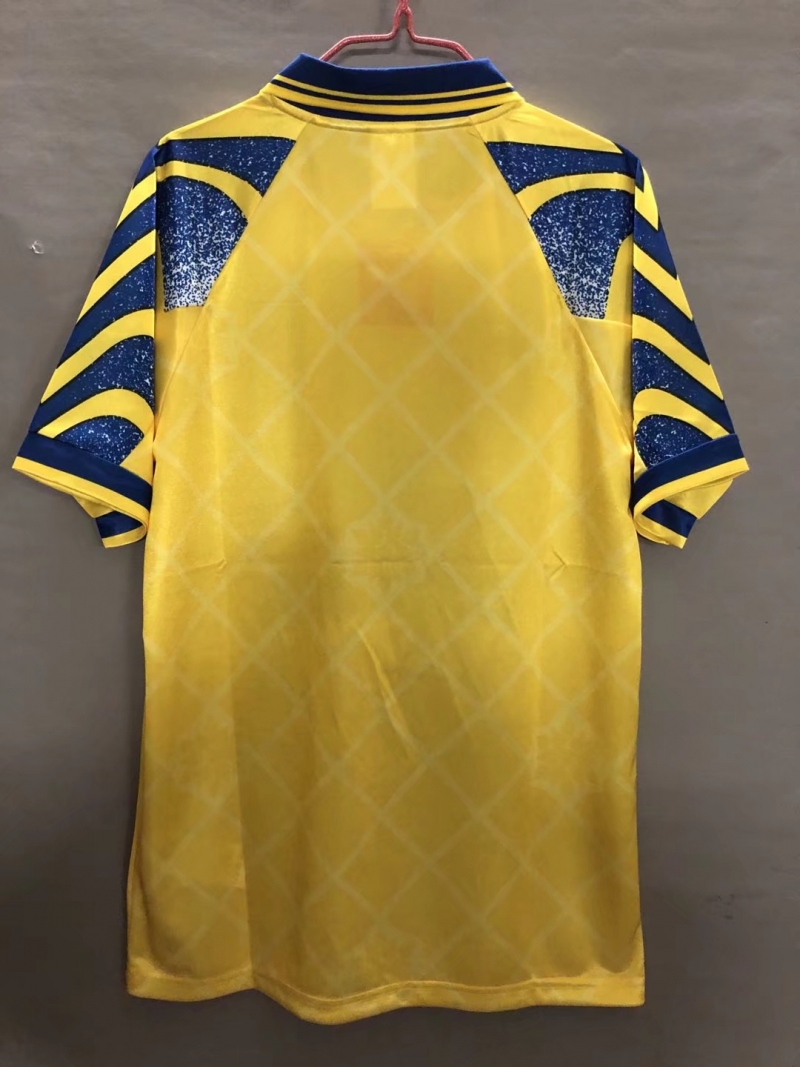 Retro 95/97 Parma Away Yellow Soccer Jersey