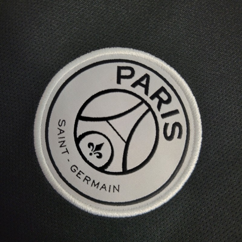 Retro 18/19 PSG Black Long Sleeve Champions League Jersey