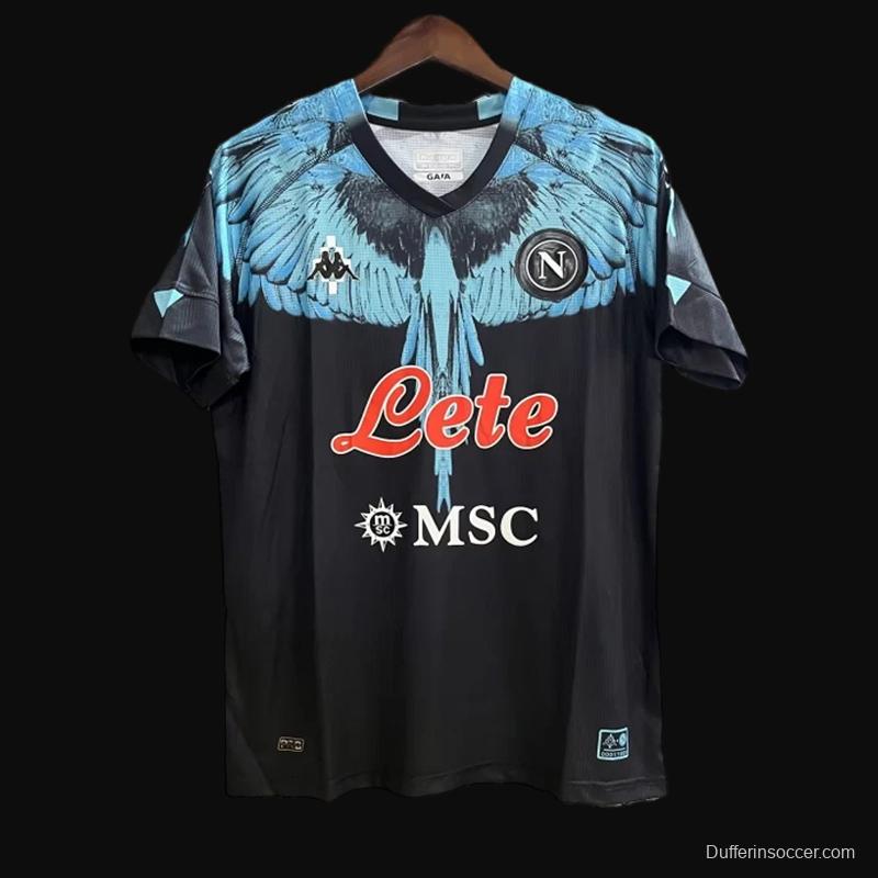 20/21 Kappa X Marcelo Burlon Napoli Black Jersey