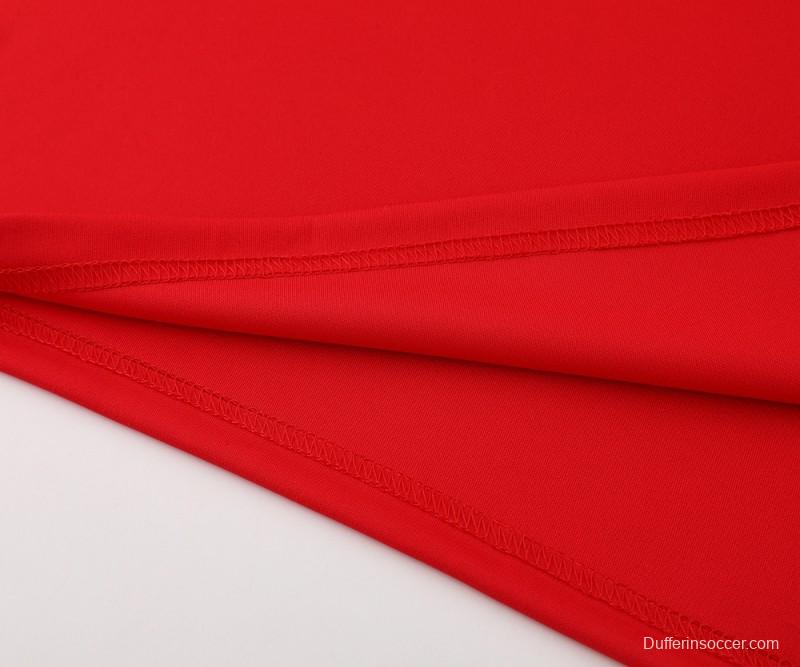 2024 Nike Red/Black Half Zipper Jacket+Pants