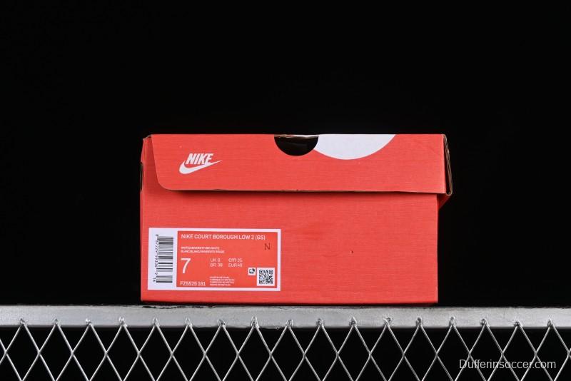 Nike Court Borough Low 2 Casual Campus Sneakers with Retro Basketball Design - FZ5525-161