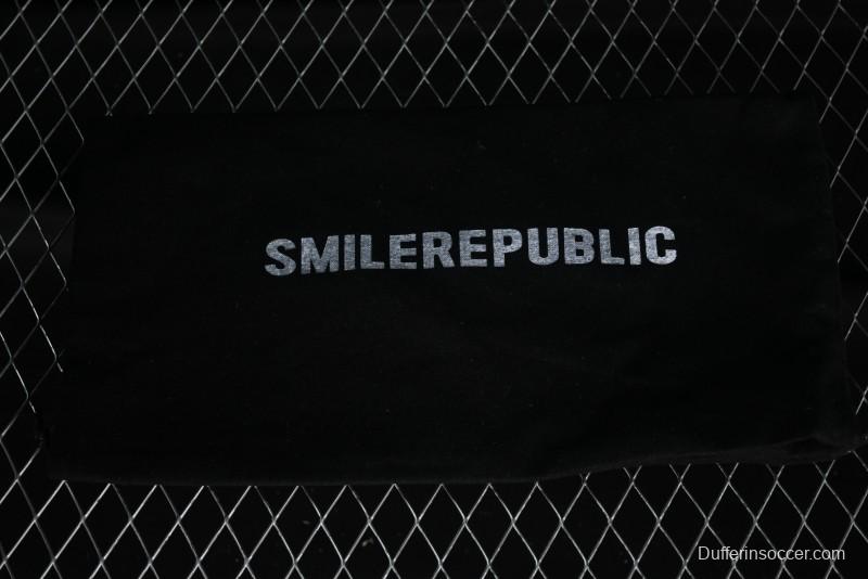 SMILEREPUBLIC Mint Manbo Light Blue Checkered Open Smile Platform Canvas Shoes - G.D4