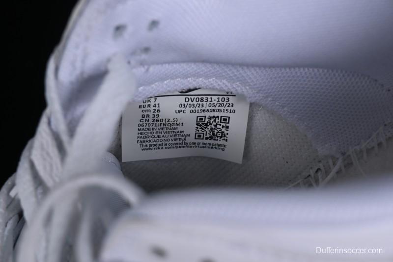 Nike SB Dunk Low White Orange Low-Top Casual Skateboarding Shoes - DV0831-103