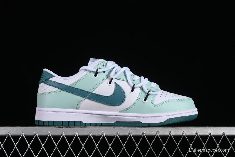Nike SB Dunk Low White Green Skateboarding Shoes - FD9911-101
