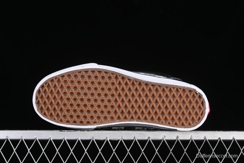 Vans Classics Knu Skool Checkerboard Graffiti Chunky Tongue Skate Shoes - VN0009QC6BT