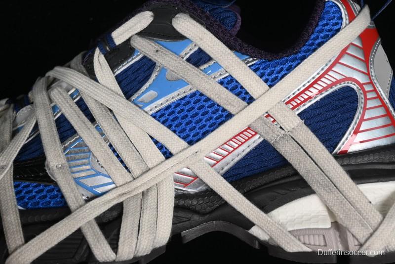 Balenciaga Phantom Sneaker 10th Generation Lace-Up Running Shoes with Transparent Heel Strap - W3XLL0525