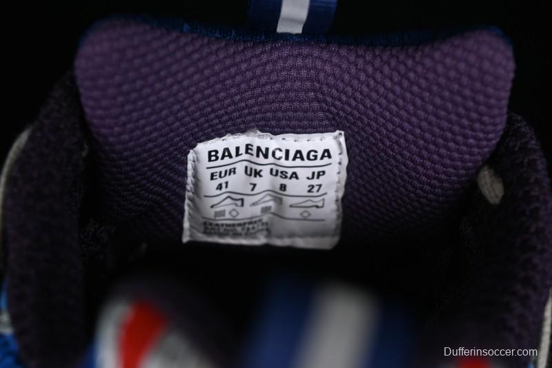 Balenciaga Phantom Sneaker 10th Generation Lace-Up Running Shoes with Transparent Heel Strap - W3XLL0525