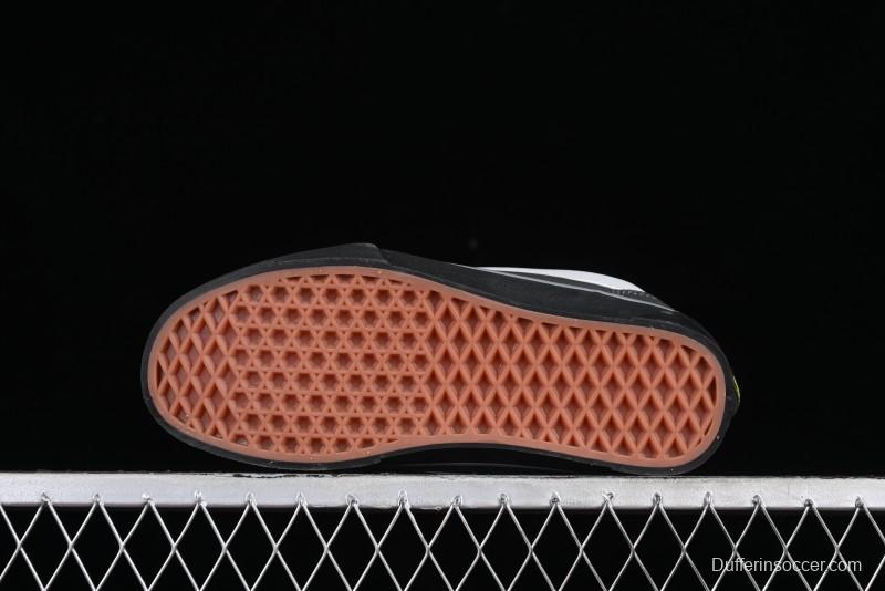 Vans OG Classic Slip-On Acid Wash Retro Grey Black Skate Shoes - VN0009QCGRY