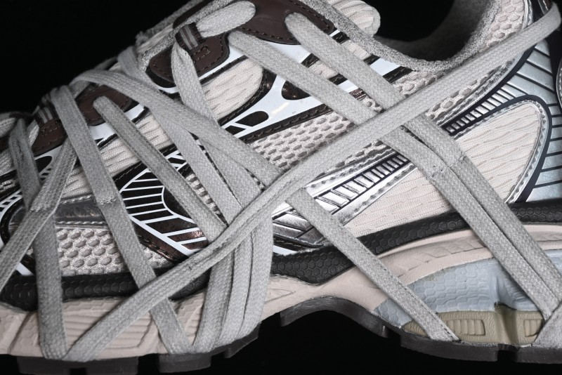 Balenciaga Phantom Sneaker 10th Generation Lace-Up Running Shoes with Transparent Heel Strap - W3XLL2097