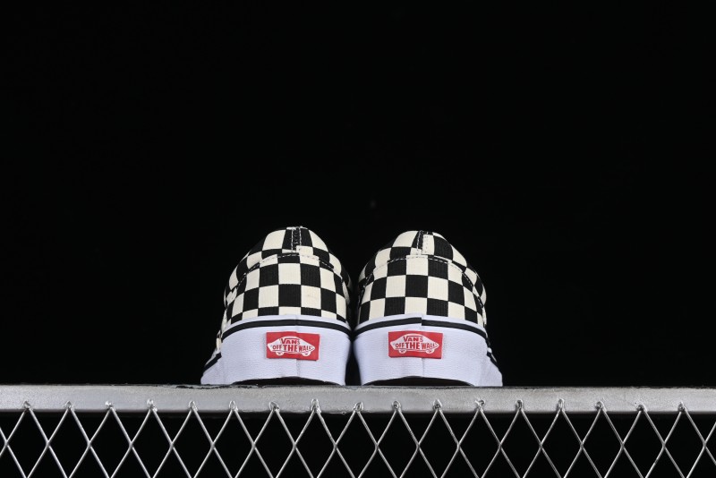 Vans Authentic Golden Coast Classic Checkerboard Slip-On Canvas Shoes - VN0A4BV4R6R