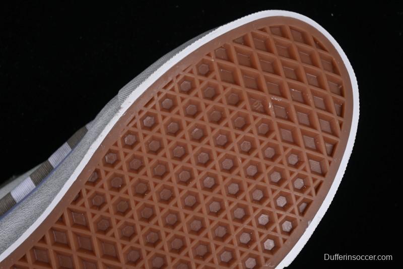 Vans Classics Knu Skool Retro Chunky Sneakers in Light Brown/Lilac Checkerboard - VN0009QC0AK