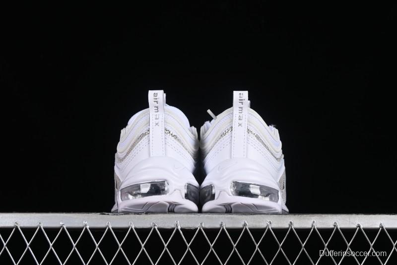 Nike Air Max 97 Retro Running Shoes with Full-Sole Air Cushion - FQ8889-100