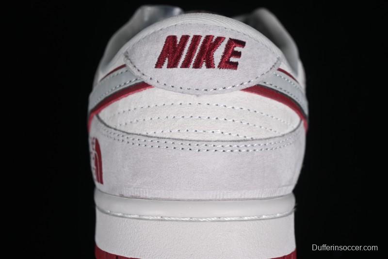 Nike Dunk Low The North Face CDG Collaboration - Grey Skateboard Shoes - DQ1098-336