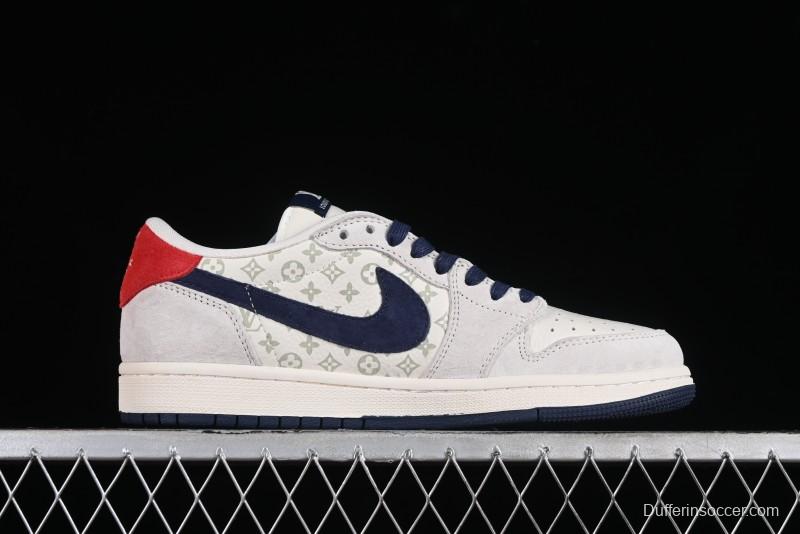 Nike Air Jordan 1 Low OG SP Travis Scott x Fragment Design Collaboration Sneakers - YQ2088-668