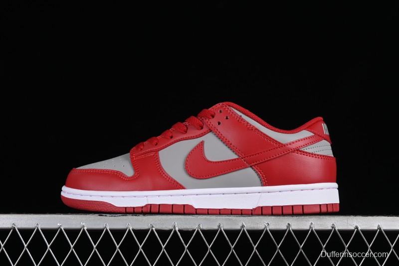 Nike SB Dunk Low Grey Red Colorway Low-Top Casual Skateboarding Shoes - CW1590-0002