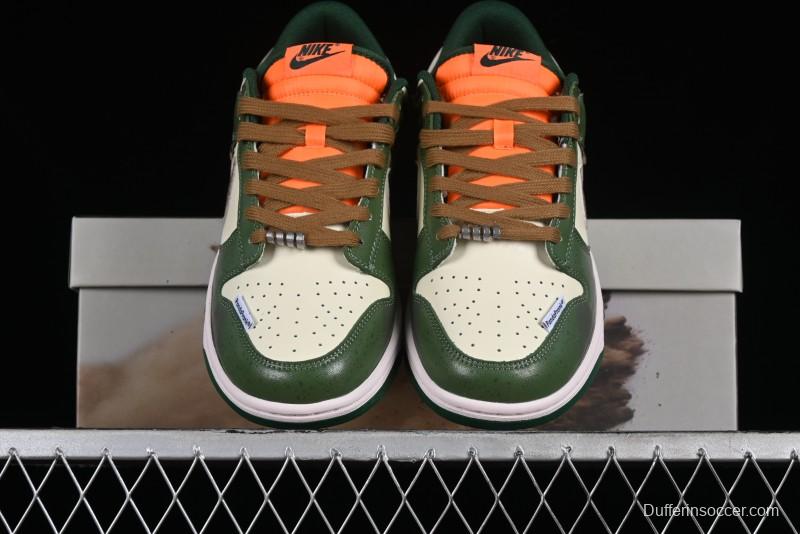 Nike Dunk Low Panda Prank Street Racing Lightyear Distressed SB Strap Low-Top Casual Sneakers - DD1391-300