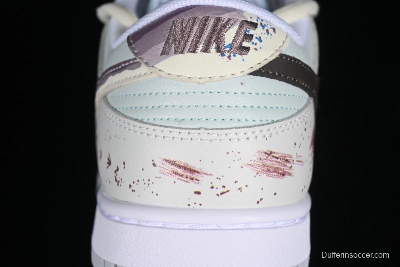 Nike Dunk Low SB 'Neutral' Urban Ruins Skate Shoes with Strap - DV0831-101