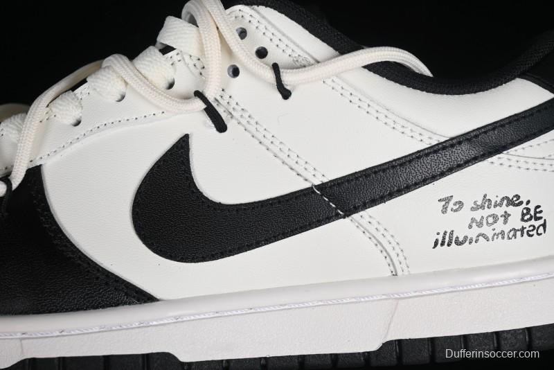 Nike Dunk Retro Saml Panda Mischief Low-Top Casual Sneakers with SB Lace and Retro Black-White Design - DD1391-100