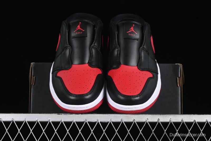 Nike Air Jordan 1 Mule Golf Shoes with Memory Foam and Rotational Traction Outsole - FJ1214-001