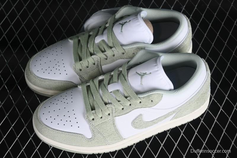 Nike Air Jordan 1 Low AJ1 Apple White Green Low-Top Lifestyle Basketball Shoes - FN5214-131