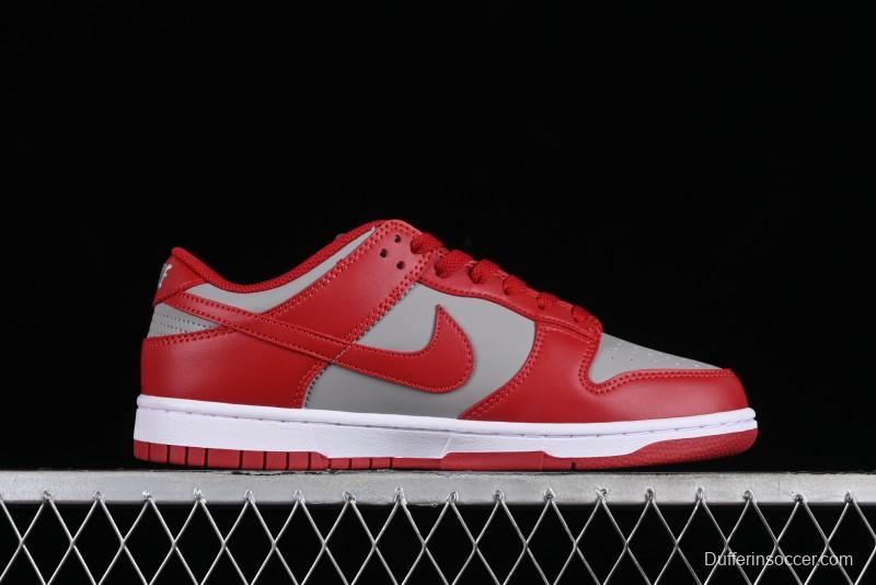 Nike SB Dunk Low Grey Red Colorway Low-Top Casual Skateboarding Shoes - CW1590-0002