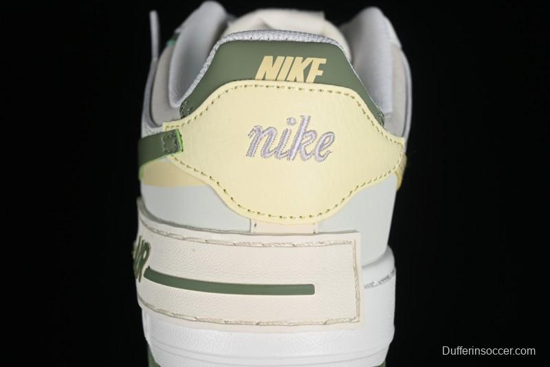 Nike Air Force 1 Shadow Low-Top Sneakers with Lightweight EVA Midsole and Anti-Slip RB Rubber Outsole - FN6335-101