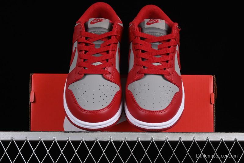 Nike SB Dunk Low Grey Red Colorway Low-Top Casual Skateboarding Shoes - CW1590-0002