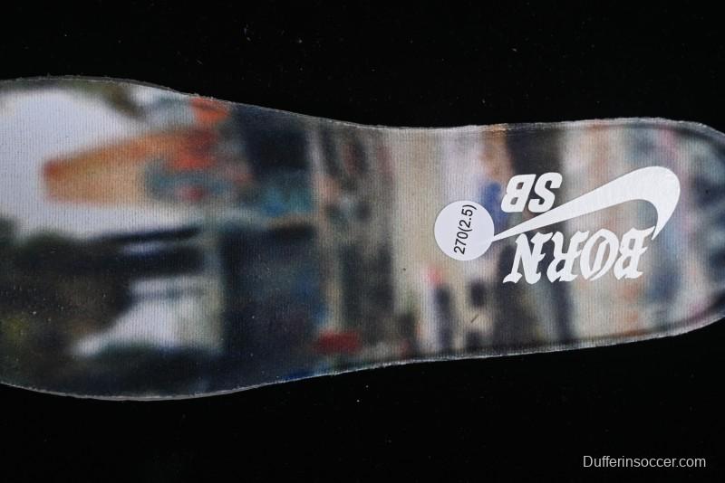 Nike Born x Raised x Nike SB Dunk Low Premium Skate Shoes with Special Foam Swoosh and Snowflake Perforations - FN7819-400