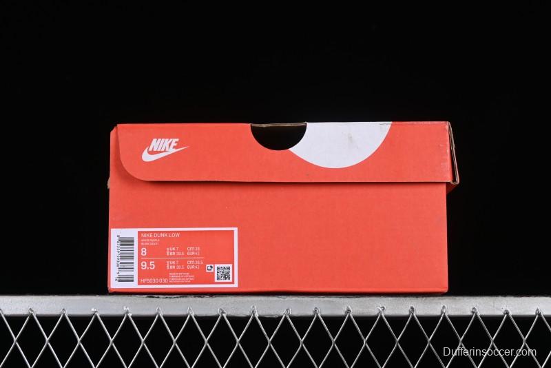 Nike SB Dunk Low Casual Skateboarding Shoes in Purple with Black Swoosh - HF5030-030