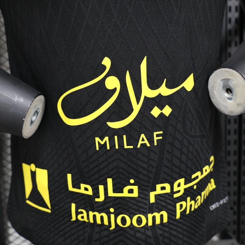 Player Version 25/26 Al-Ittihad Third Black Jersey