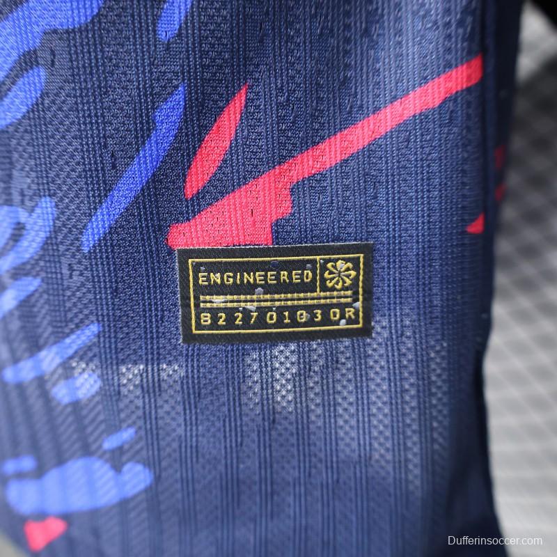 Player Version 25/26 FC Barcelona Navy Blue with Spotify Sponsor Jersey