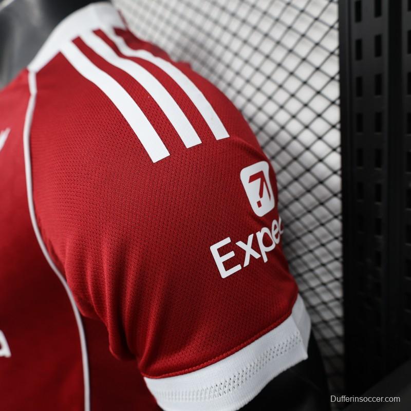 Player Version 25/26 Liverpool Home Jersey