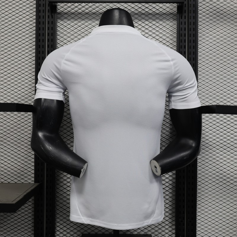 Player Version 25/26 Arsenal White with Emirates Sponsor Jersey