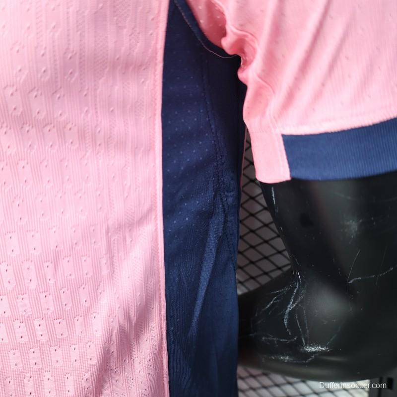 Player Version 25/26 FC Barcelona 125Th Anniversary Special Pink with Spotify Sponsor Jersey