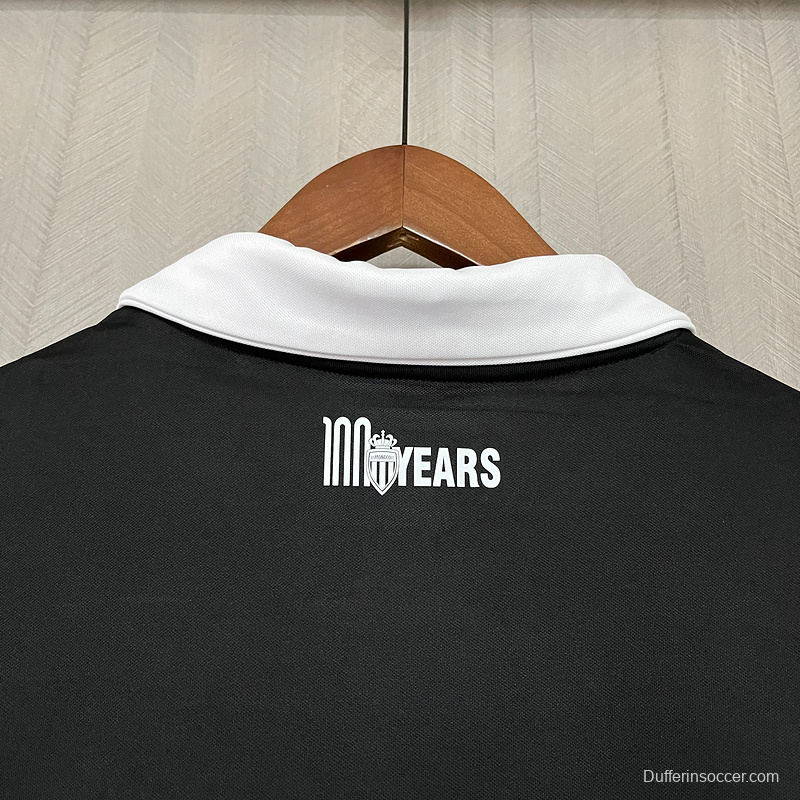 25/26 AS Monaco 100th Anniversary Black Jersey
