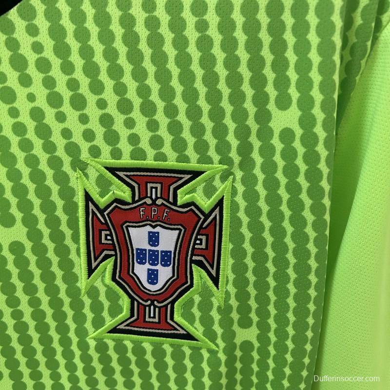 2025 Goalkeeper Portugal Green Jersey