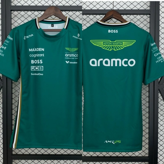 2025 F1 Formula Aston Martin Green T-Shirt