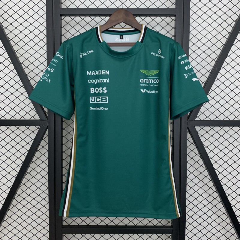 2025 F1 Formula Aston Martin Green T-Shirt