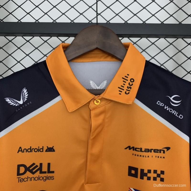 2025 Polo F1 Formula Orange Mclaren Norris Jersey